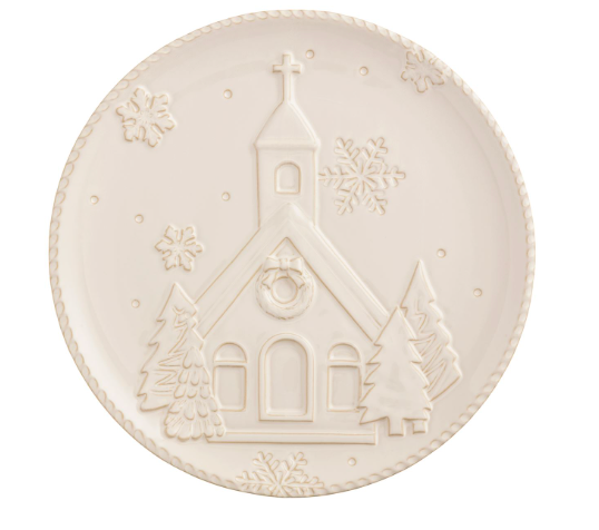 Christmas Church Plate