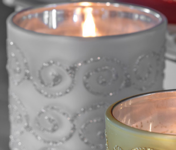 Silver Swirl Candle | 4.5 oz