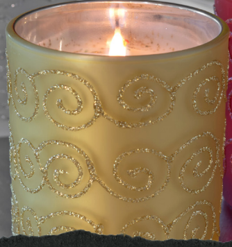 Gold Swirl Candle | 10 oz