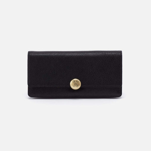 Hobo Hutton Large Wallet | Black