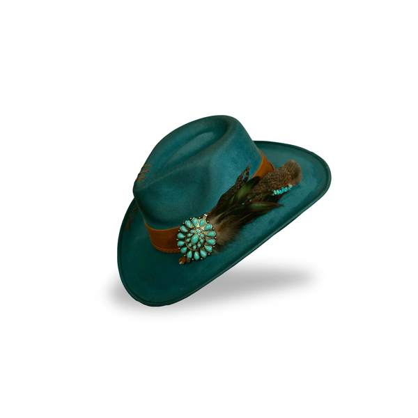 Western Billy Cowboy Hat | Fiji Blue