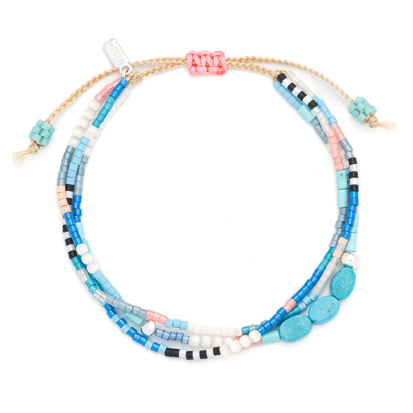 Turquoise Silver Bracelet-Sky