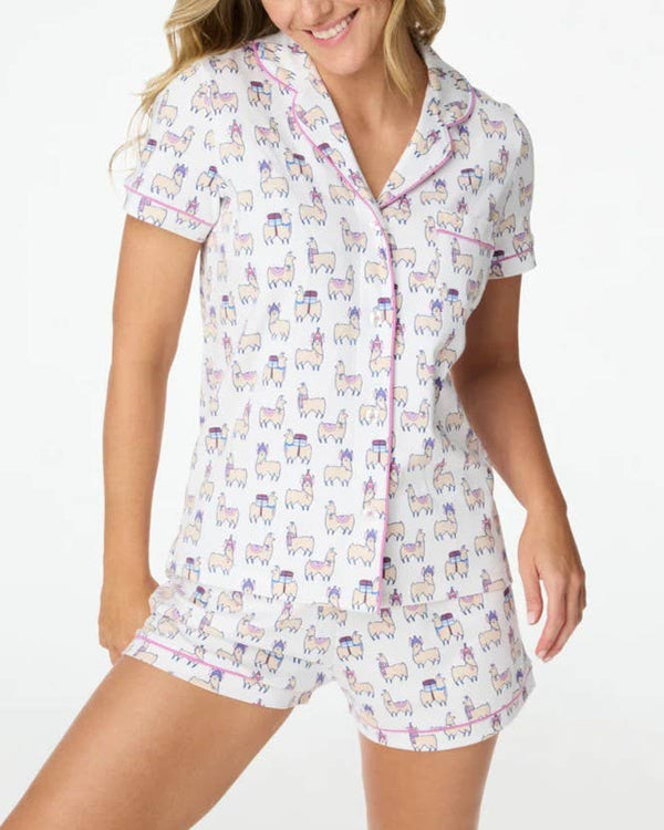 Cartoon Print Lounge Set | Llama
