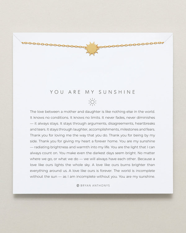 09305 You Are My Sunshine Necklace