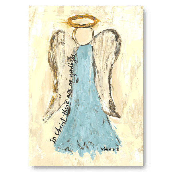 In Christ No Goodbyes - Wrapped Canvas: 8" x 10"