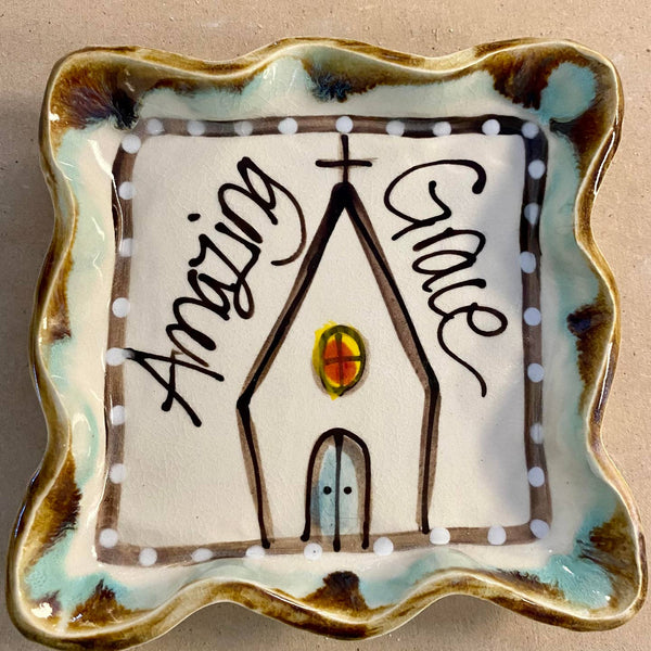 Candle Plate | Amazing Grace