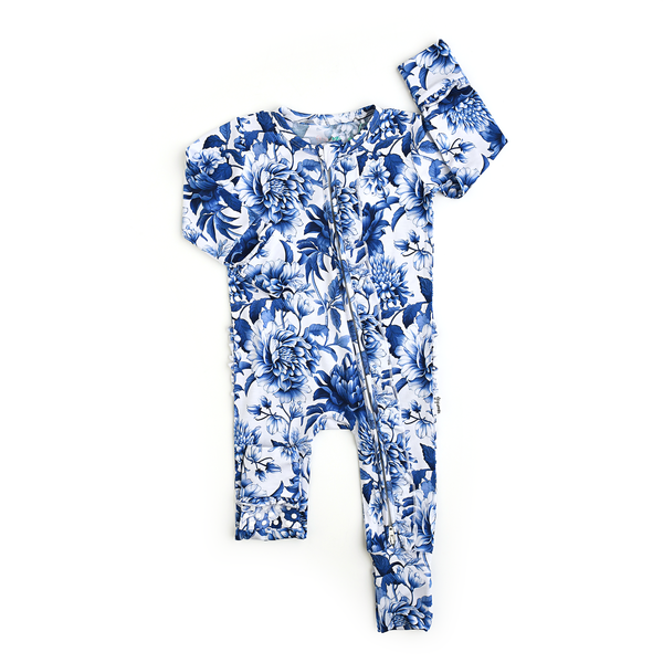 Ruffle Zip Bamboo Outfit | 0-3m