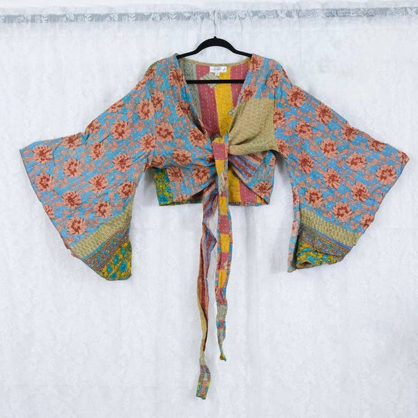 Kantha Boho  Wrap Top | OS