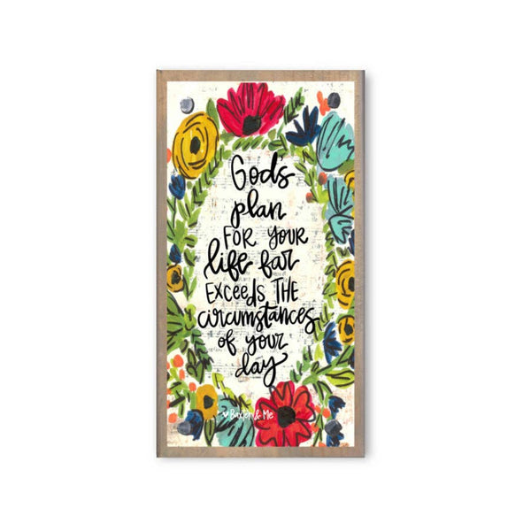 God's Plan Driftwood Block