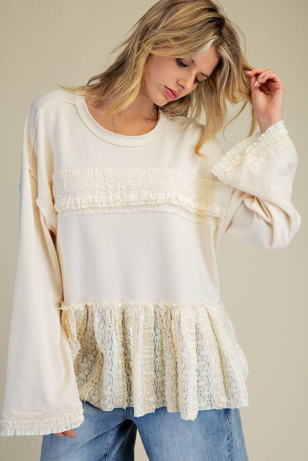 Ivory Terry Knit Tunic
