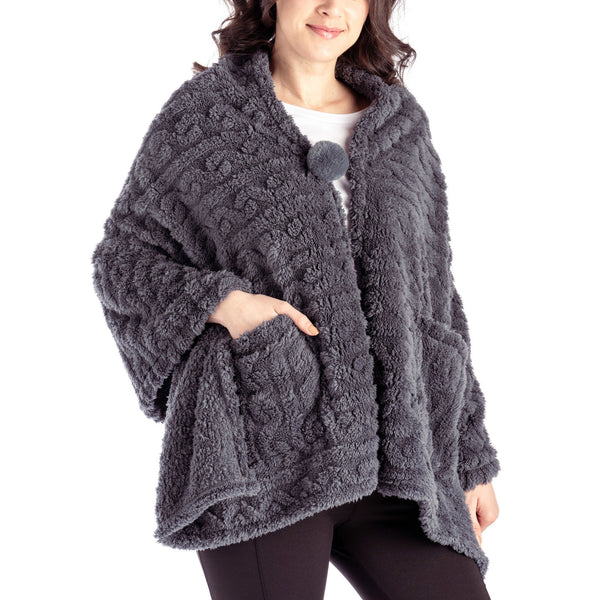 Coziest Blanket Wrap | Charcoal
