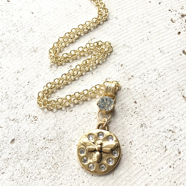 09651  Bee Serenity Necklace