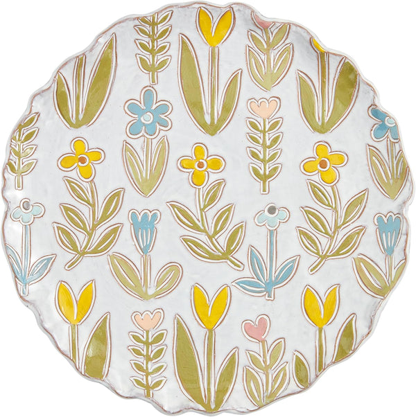 Flower Platter 09670