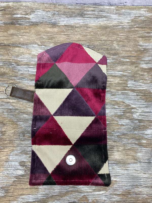 Midnight Purple Small Wallet w/Keychain