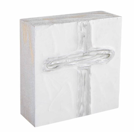 Square Cross Plaque 03228