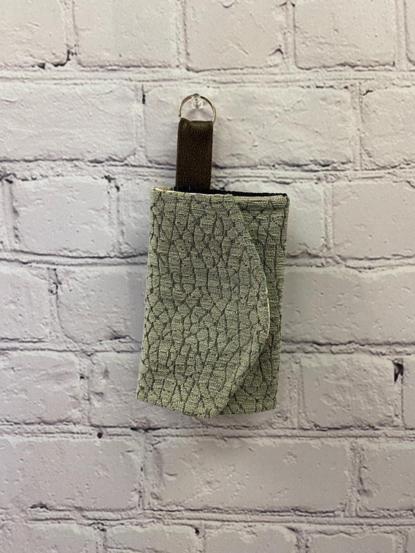 Flowered Pathway Small Wallet w/Keychain